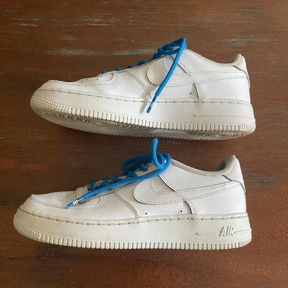 Nike Air Force 1 Low GS Size 5Y Triple White 314192-117